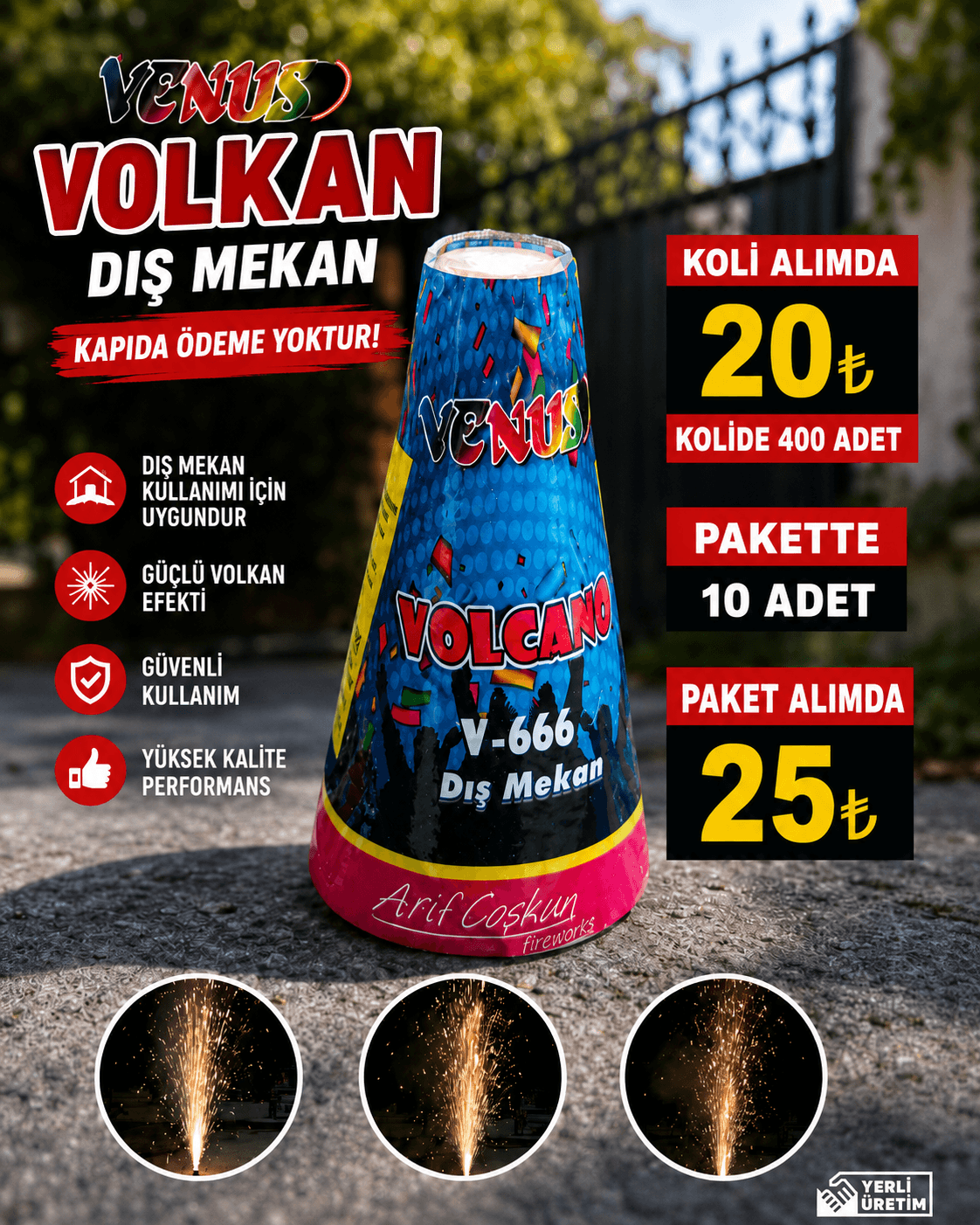 Sahne Gösteri Dış Mekan Volkan ürün görseli
