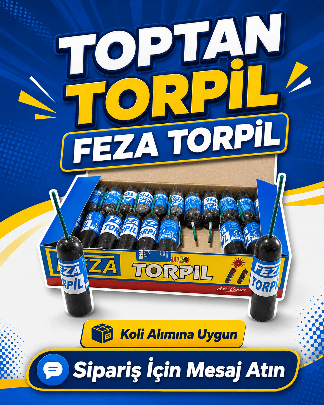 Torpil ürün görseli - Kaliteli ve güvenilir havai fişek