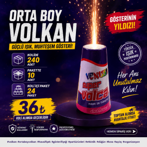 Premium Orta Boy Volkan Seti